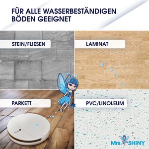 Produktbild für Unterhaltsreiniger Mrs.SHINY Wischroboterreiniger, Frisch