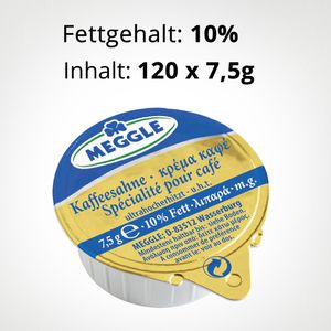 Produktbild für Kaffeesahne Meggle Fettgehalt 10 %