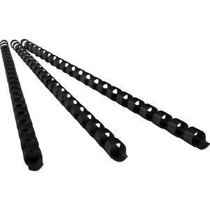 Plastikbinderücken Leitz 35040, schwarz, für A4