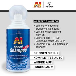Produktbild für Autoshampoo Dr.Wack A1 2760, Speed Shampoo