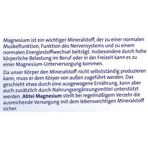 Produktbild für Magnesium Abtei 40 Kapseln