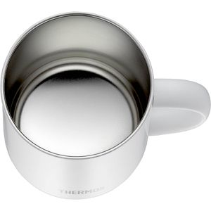 Produktbild für Thermobecher Thermos Longlife Cup white mat, mit Henkel, weiß