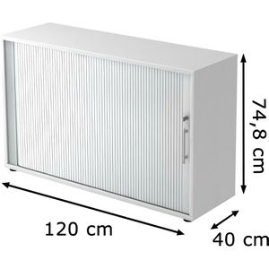 Produktbild für Rollladenschrank Hammerbacher 1732S, aus Holz
