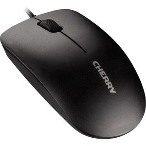 CHERRY Maus MC 1000 JM-0800-2, 3 Tasten, 1200 dpi, mit Kabel, schwarz