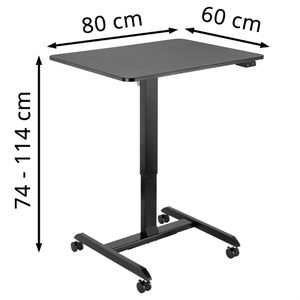 Produktbild für Stehtisch LogiLink Sit-stand EO0050, schwarz