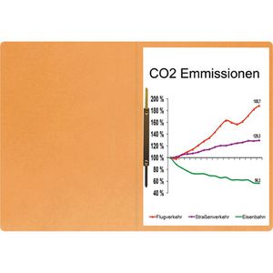 Produktbild für Schnellhefter Falken 80003791, A4, orange