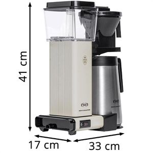 Produktbild für Kaffeemaschine Moccamaster KBGT Off-White, mit Thermoskanne