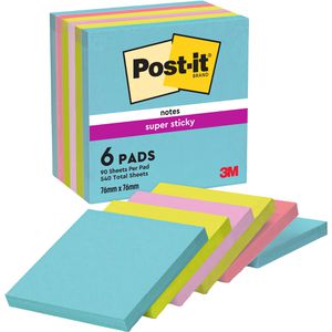 Produktbild für Haftnotizen Post-it Super Sticky Cosmic, bunt