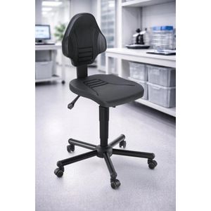 Produktbild für Arbeitsstuhl meychair Workster Pro W13-TR-PU, 01055, schwarz