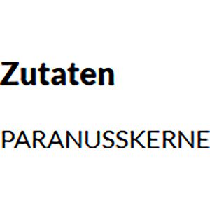 Produktbild für Paranüsse Seeberger ohne Schale