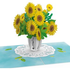 Produktbild für Grußkarten papercrush 3D Sonnenblumen