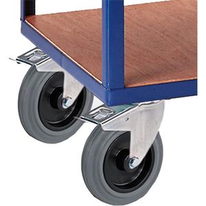 Produktbild für Tischwagen Rollcart 06-7525, aus Metall &amp; Holz