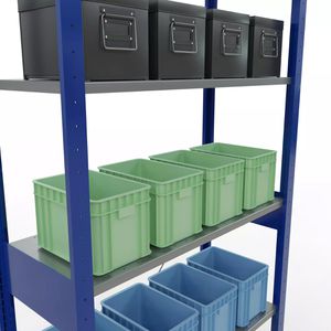 Produktbild für Schwerlastregal Schulte 12641-B, 6 Metallböden
