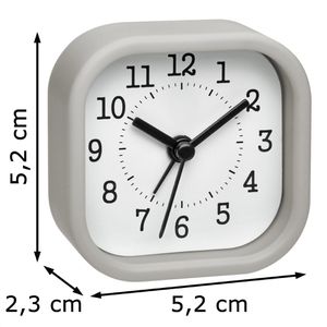 Produktbild für Wecker TFA 60.1035.10 grau, analog