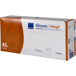 Produktbild für Einmalhandschuhe Abena Classic, transparent, 100 Stück