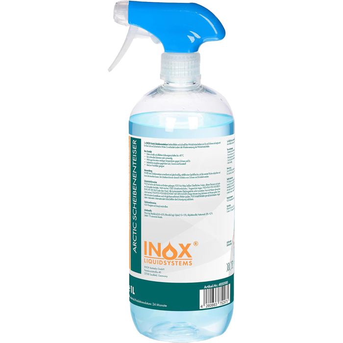 Inox Scheibenenteiser Arctic, Pumpspray, bis -40 °C, 1 Liter – Böttcher AG