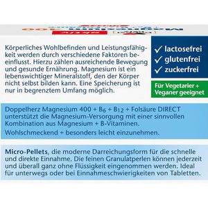 Produktbild für Magnesium Doppelherz aktiv, 20 Portionen Granulat