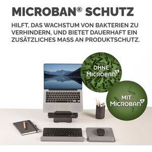 Produktbild für Handballenauflage Fellowes Breyta Kompakt 100142571, grau