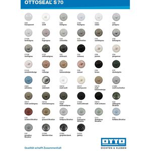 Produktbild für Silikon Otto-Chemie OTTOSEAL S70, schwarz matt