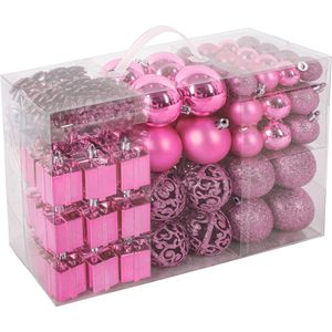 Produktbild für Weihnachtskugeln BRUBAKER 8000.04, rosa