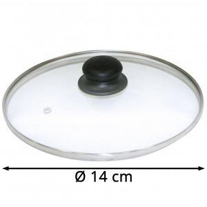 Produktbild für Topfdeckel Axentia 222220, mit Edelstahlring
