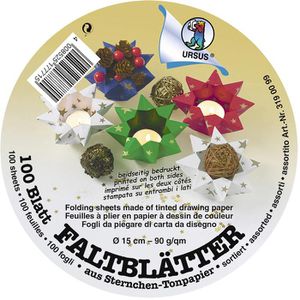 Faltblätter Ursus 3190099 Sternchen-Tonpapier
