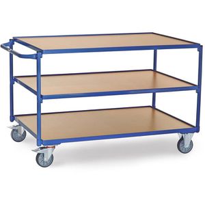 Tischwagen Fetra 2956, aus Metall & Holz