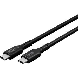 Produktbild für Ladekabel Goobay Sync &amp; Charge 61717, schwarz, 1m