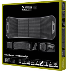 Produktbild für Solarpanel Sandberg Solar Charger 100W Lightweight, faltbar