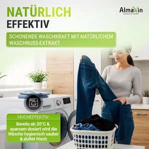 Produktbild für Waschmittel AlmaWin Konzentrat Schwarzes &amp; Dunkles