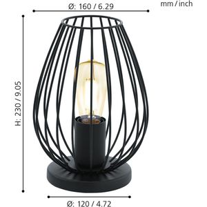 Produktbild für Tischlampe Eglo Newton, mit E27-Fassung