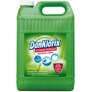 DanKlorix Hygienereiniger Grüne Frische, Aktiv-Chlor, Kanister