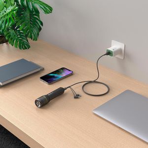 Produktbild für Ladekabel GP Batteries GPCBCY1NGYUSB313, grau, 1m