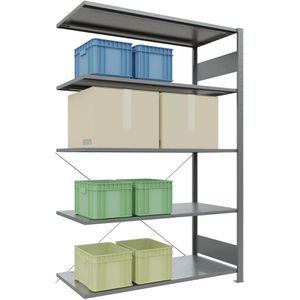 Anbauregal Schulte 12765-130, 5 Metallböden