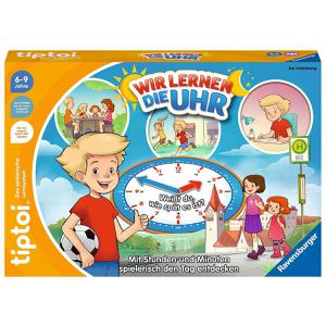 tiptoi Lernspiel 00126, Wir lernen die Uhr, ab 6 Jahre, 1-4 Spieler, Uhrzeit lernen