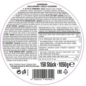 Produktbild für Fruchtgummis Trolli Saure Glühwürmchen