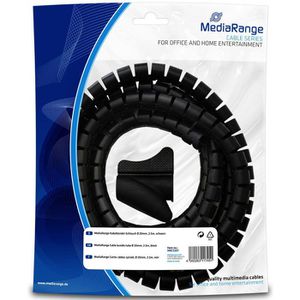 Produktbild für Kabelschlauch MediaRange MRCS301, schwarz