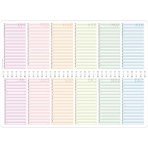 Produktbild für Tischkalender Häfft 11153-2 Rainbow, Wochenkalender quer