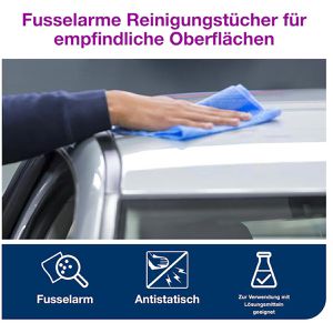 Produktbild für Einwegtücher Tork Industrial Low-Lint, 190578, W4, blau