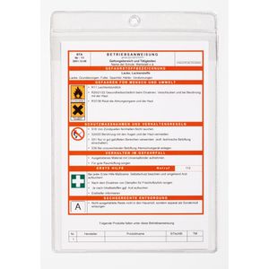 Produktbild für Sichttaschen Durable 230619, mit Öse, A5