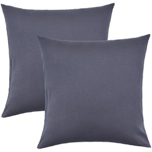 Kissenbezug NatureMark Jersey, anthrazit