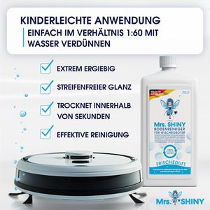 Produktbild für Unterhaltsreiniger Mrs.SHINY Wischroboterreiniger, Frisch