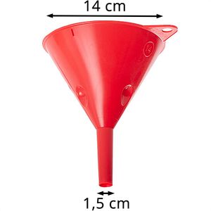 Produktbild für Trichter Hünersdorff 950601, rot
