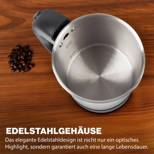 Produktbild für Wasserkocher Clatronic WKR3624 Reisekocher, silber