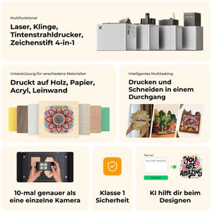 Produktbild für Graviermaschine xTool M1 Ultra 20W, LK1, Deluxe Paket