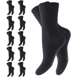 Socken Footstar Everyday, schwarz, 10 Paar