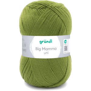 Häkelgarn Gründl 2611-140 Big Mamma uni, grasgrün