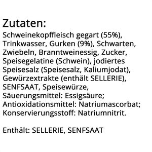 Produktbild für Wurstkonserve Schulte-Wurst Bauernsülze