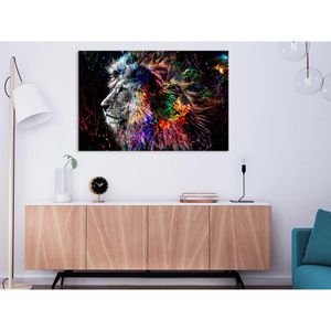 Produktbild für Wandbild Artgeist Bunter Löwe