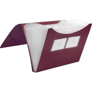 Produktbild für Fächermappe Foldersys 70009-88, A4, bordeaux